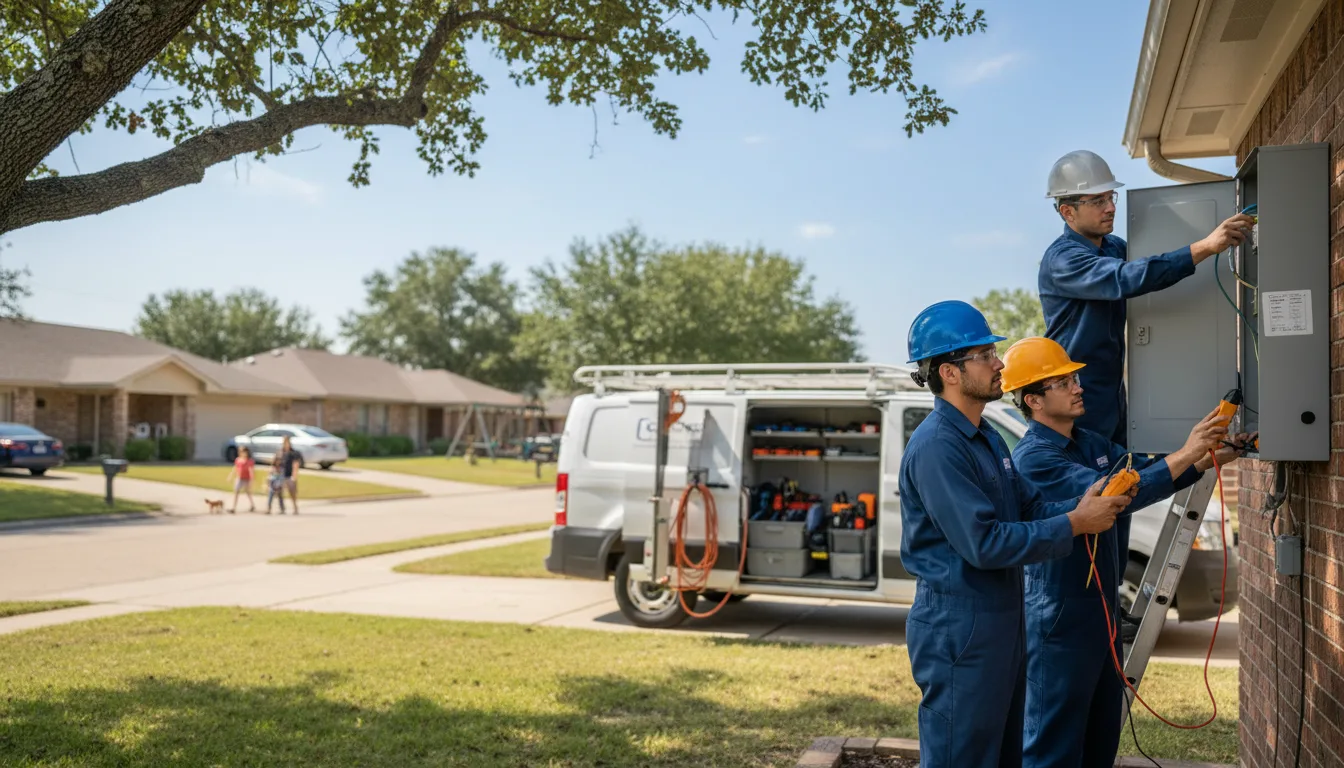 Certified electrician providing emergency electrical services in Donnelly, MN